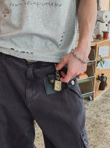 Clark Leather Keyring