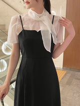 Kaz Notch Flare Bustier One Piece