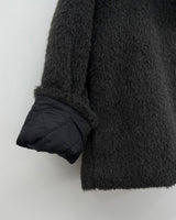 Le Hairi Half-Neck Quilted Coat (2 Colors)