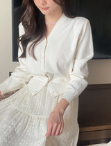 Elvia Lace Surgical Tiered Banding Skirt