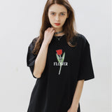 Tulip artwork T-shirt (2color)