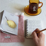 Book stripe button pocket(2type)