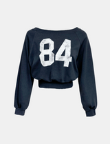84 Off-Shoulder Sweatshirt