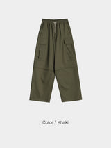 Convertible Wide Cotton Pants (5 Colors)