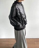 Wave Zipper Hood Windbreaker