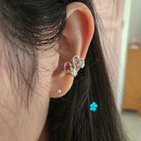 【MADE】 Heart quilting earcuff