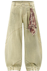 Patchwork Blade Baggy Jeans