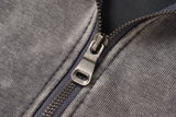 Viona Check Patch Zip Hoodie