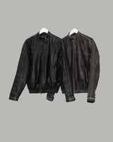 track leather jacket