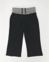 Over-banded Capri Pants (3color)