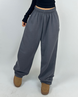 (FLEECE VER./SUPER DEAL👍🏻) 6 COLORS THICK EFFORTLESS CHIC FLEECE FLEECE-LINED TRAINING PANTS