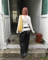 Heart denim pants