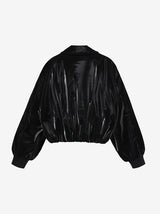 Salina leather bomber (black)