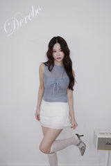 French mini frill skirt