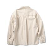 Two Pocket Western Denim Shirt - Cream