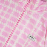 Peony Plaid Puff Jacket - Size 2