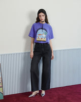 【MADE】サンシャインゴーストプリントTシャツ [PURPLE]