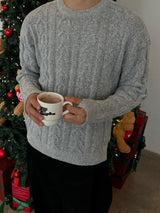 Cropped Cable Warm Knit (6 Colors)