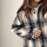 Aaron Wool Lining Checkered Shirt