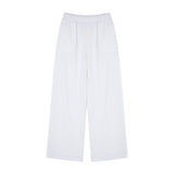 ツイルワイドパンツ White