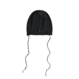 ロングストリングメッシュビーニー (BLACK)