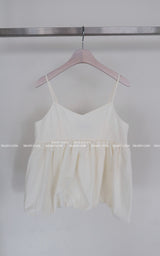 Balloon Pumpkin Bustier Blouse