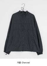 [unisex] ヒダニツーベイストリングウインドブレーカージャンパー