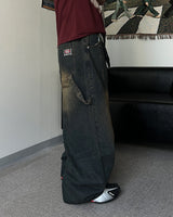 TC Patch Work Banding Denim Pants (3C)