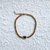 Deep Blue Halo Bracelet