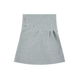 Eyelet 2 - Way Wrap Skirt - Gray