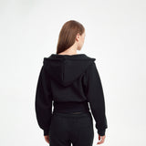 cropped hoodie
