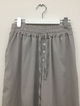 Button up striped pant (2color)