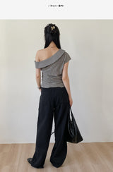 Check Seersucker Blouse