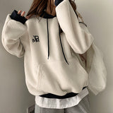 Potchell Waffle Colored Big Hoodie