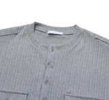 [S/S] Pleats pocket henry neck t-shirts(3color)