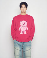 25FW ディストレスドベアウールニット