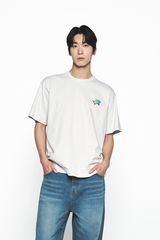 25SS CLAY ALIEN SHORT SLEEVE T-SHIRT LIGHT GREY