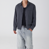 リバースバンドカットワイドデニムパンツ
