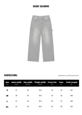 BTB : CURVE PANEL JEANS [DEEP GRAY CORE]