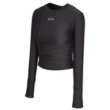 PRINT POINT RASHGUARD [CHARCOAL]