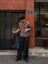 Core pocket crop shirt