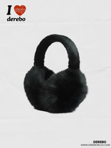 Rabbit fur earmuffs