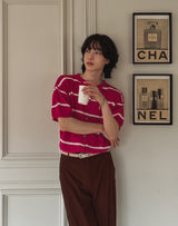 Coverden boucle half cardigan