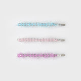 ビーズド スプリンクルズ ヘアクリップ (3 PCS)