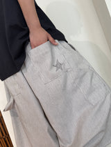 Sunstripe Carpenter Cotton Bermuda Shorts 3color