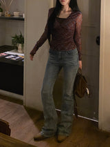 Vintage Two Line Bootcut Denim