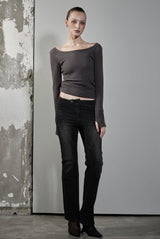 SCULPT DENIM PANTS