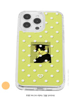 DOT JELLY Gel Hard Slim Phone Case - Lemon Yellow