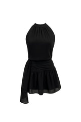 Romang Semi-Halterneck Blouse Ops