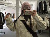 ツイストダッフルニットカーディガン (1color)